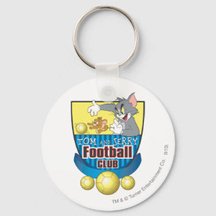Tom and Jerry Soccer (Football) 5 Keychain