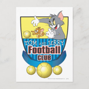 Tom and Jerry Soccer (Football) 5 Postcard