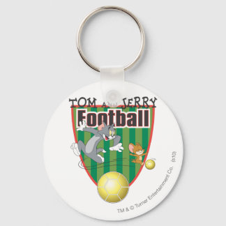 Tom and Jerry Soccer (Football) 6 Keychain