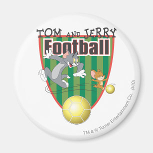 Tom and Jerry Soccer (Football) 6 Magnet