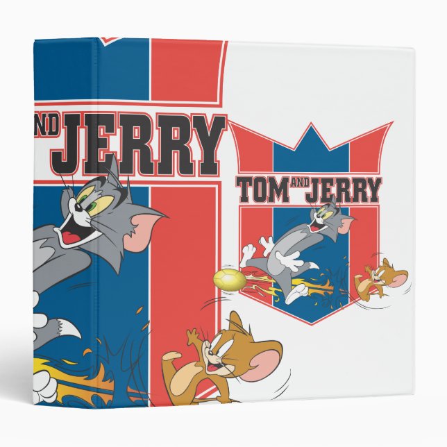Tom and Jerry Soccer (Football) 7 Binder (Front/Spine)