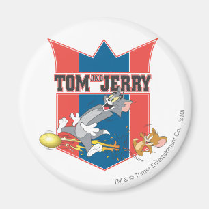 Tom and Jerry Soccer (Football) 7 Magnet