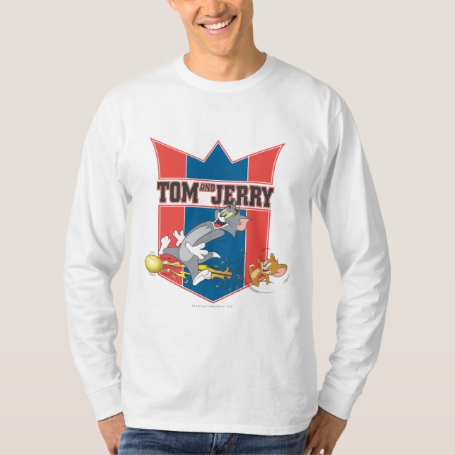 Tom and Jerry Soccer (Football) 7 T-Shirt (Front)