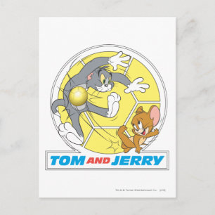 Tom and Jerry Soccer (Football) 8 Postcard