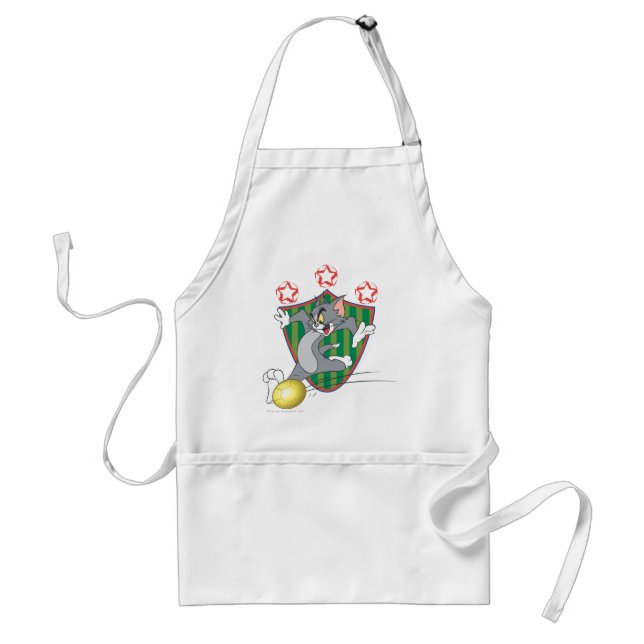 Tom and Jerry Soccer (Football) 9 Adult Apron (Front)