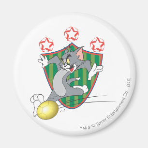 Tom and Jerry Soccer (Football) 9 Magnet