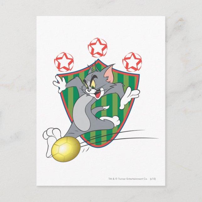 Tom and Jerry Soccer (Football) 9 Postcard (Front)