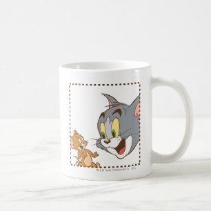 Tom and Jerry Stamp Coffee Mug