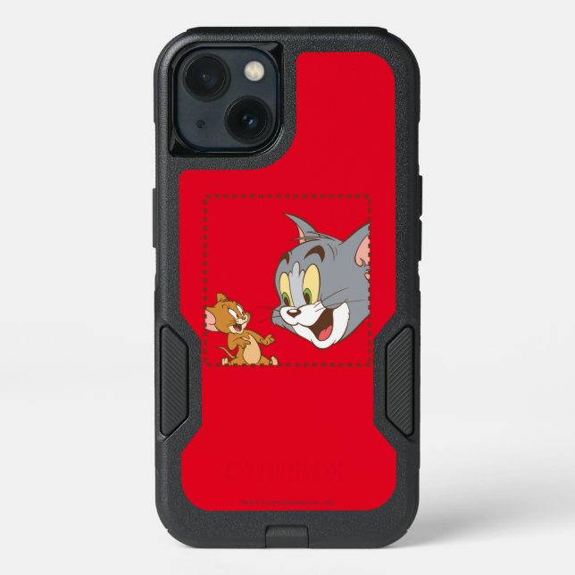 Tom and Jerry Stamp Otterbox iPhone Case (Back)