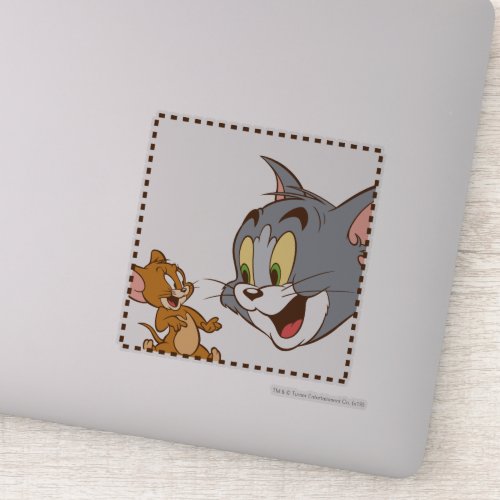Tom and Jerry Stamp Sticker