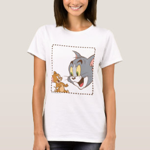 Tom and Jerry Stamp T-Shirt