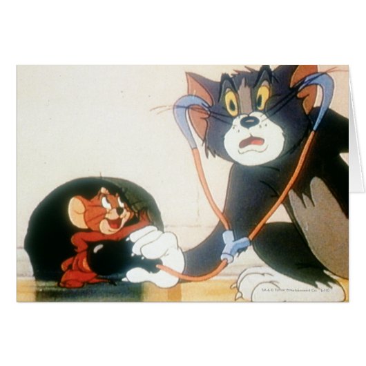 Tom And Jerry Stethescope Cards (Front Horizontal)