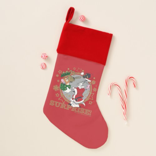 Tom and Jerry Surprise Gift Christmas Stocking