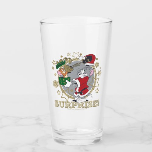 Tom and Jerry Surprise Gift Glass
