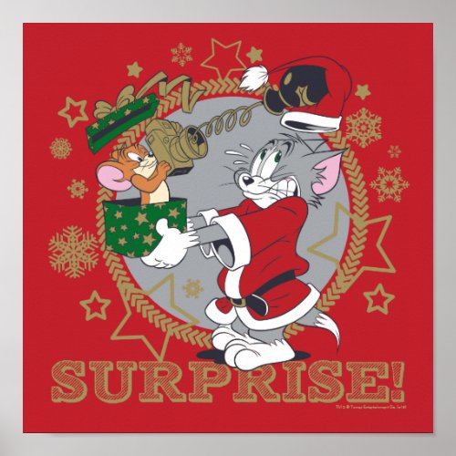 Tom and Jerry Surprise Gift Poster