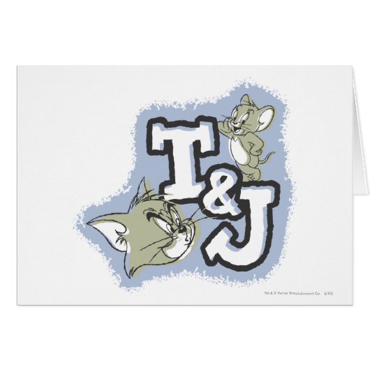 Tom and Jerry T&J Logo Cards (Front Horizontal)