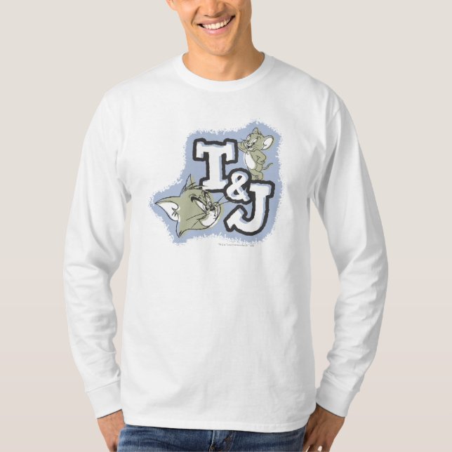 Tom and Jerry T&J Logo T-Shirt (Front)