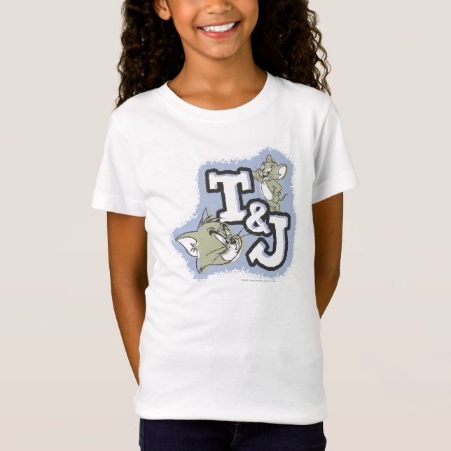 Tom and Jerry T&J Logo T-Shirt (Front)