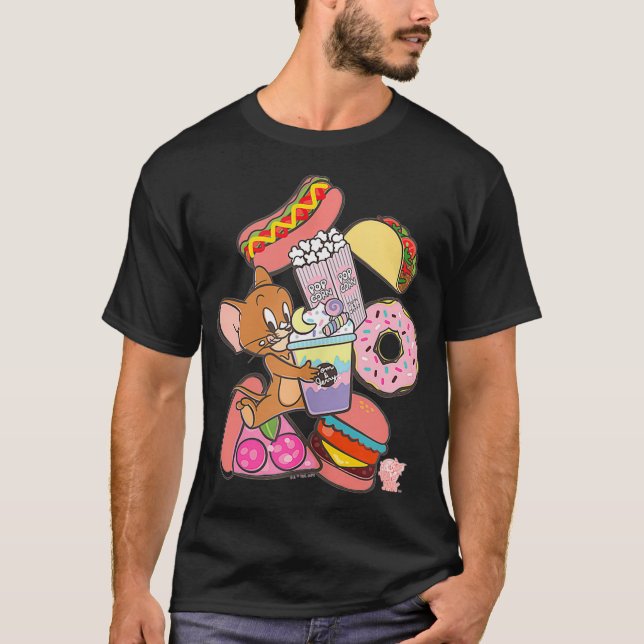 Tom and Jerry Tasty Treats  T-Shirt (Front)
