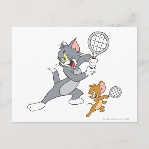 Tom and Jerry Tennis Stars 1 Postcard