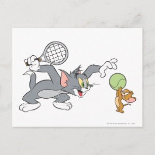 Tom and Jerry Tennis Stars 2 Postcard