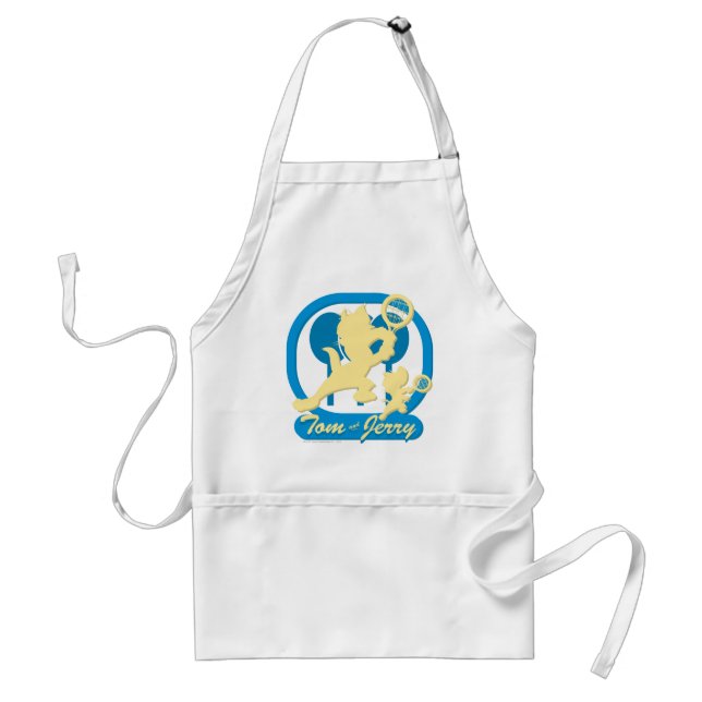 Tom and Jerry Tennis Stars 3 Adult Apron (Front)