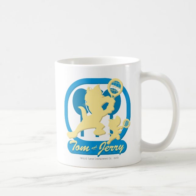 Tom and Jerry Tennis Stars 3 Coffee Mug (Right)