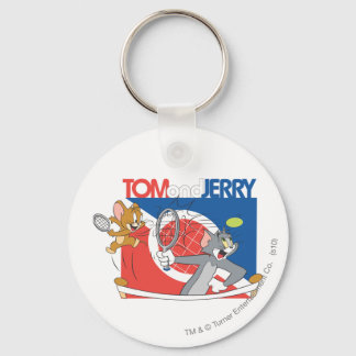Tom and Jerry Tennis Stars 4 Keychain