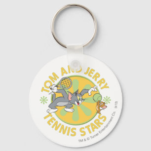 Tom and Jerry Tennis Stars 5 Keychain