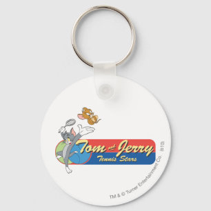 Tom and Jerry Tennis Stars 6 Keychain
