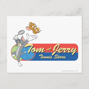 Tom and Jerry Tennis Stars 6 Postcard