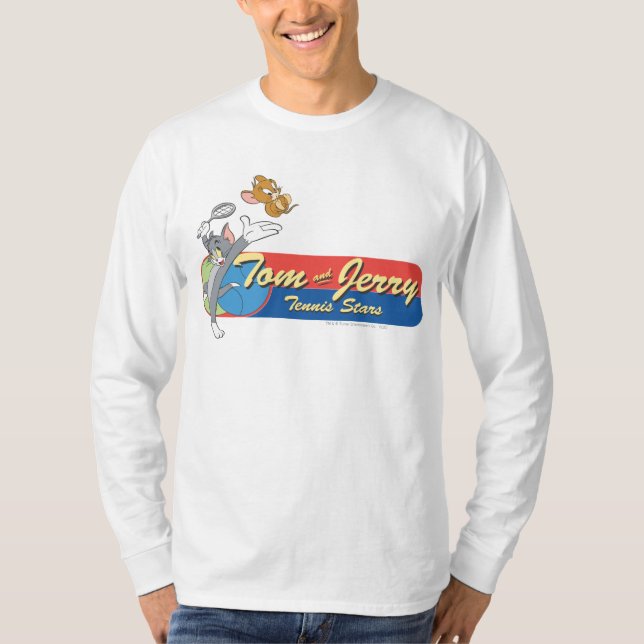 Tom and Jerry Tennis Stars 6 T-Shirt (Front)