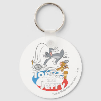 Tom and Jerry Tennis Stars 7 Keychain