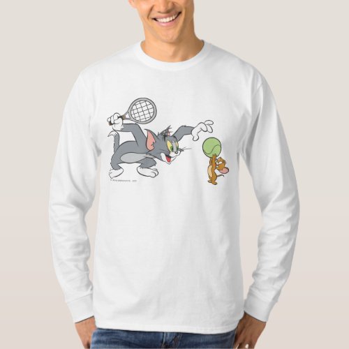 Tom and Jerry Tennis T_Shirt