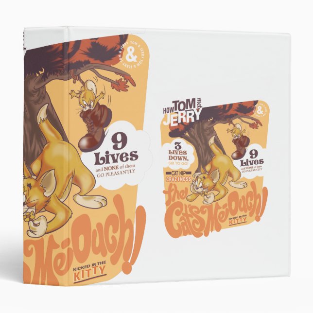 Tom and Jerry The Cats Me-Ouch Binder (Front/Spine)