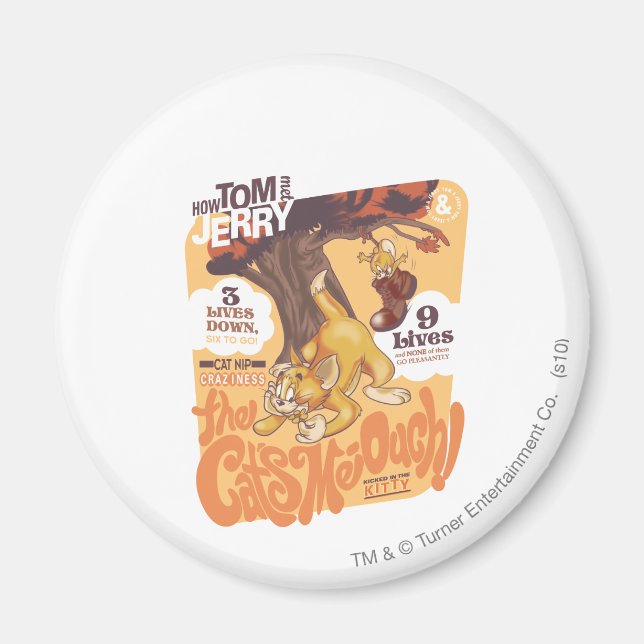 Tom and Jerry The Cats Me-Ouch Magnet (Front)