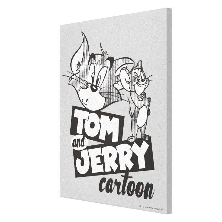 Tom And Jerry | Tom And Jerry Cartoon Canvas Print | Zazzle
