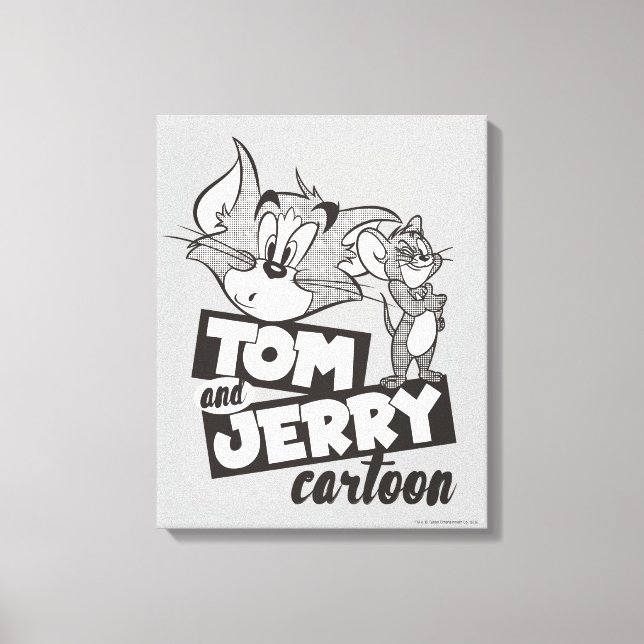 Tom And Jerry | Tom And Jerry Cartoon Canvas Print (Front)