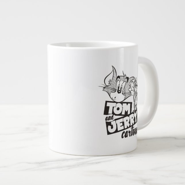 Tom And Jerry | Tom And Jerry Cartoon Giant Coffee Mug (Front Right)