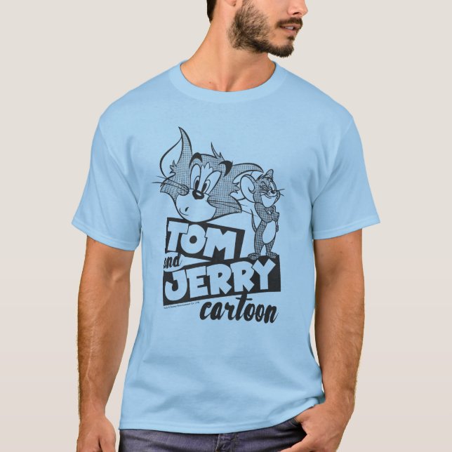 Tom And Jerry | Tom And Jerry Cartoon T-Shirt (Front)