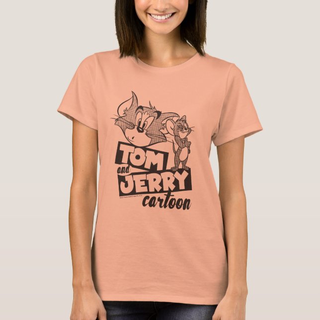 Tom And Jerry | Tom And Jerry Cartoon T-Shirt (Front)