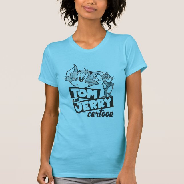 Tom And Jerry | Tom And Jerry Cartoon T-Shirt (Front)