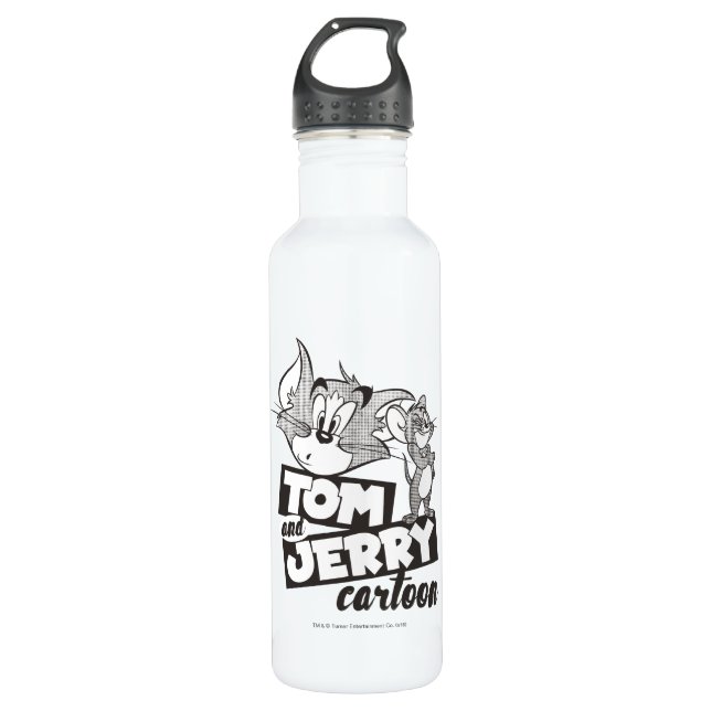 Tom And Jerry | Tom And Jerry Cartoon Water Bottle (Front)