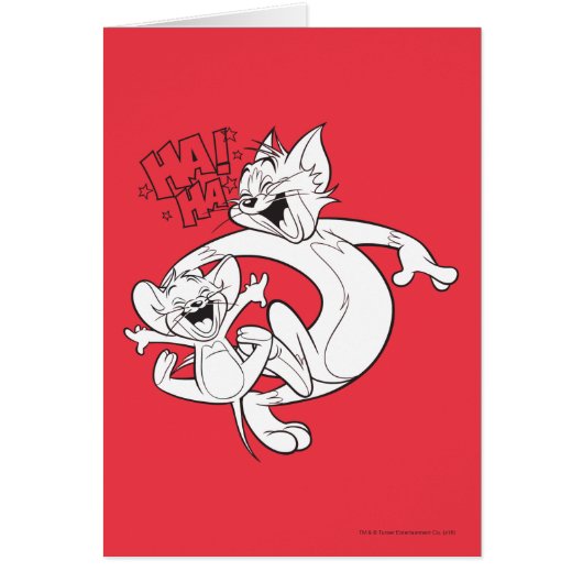 Tom And Jerry | Tom And Jerry Laughing Cards (Front)