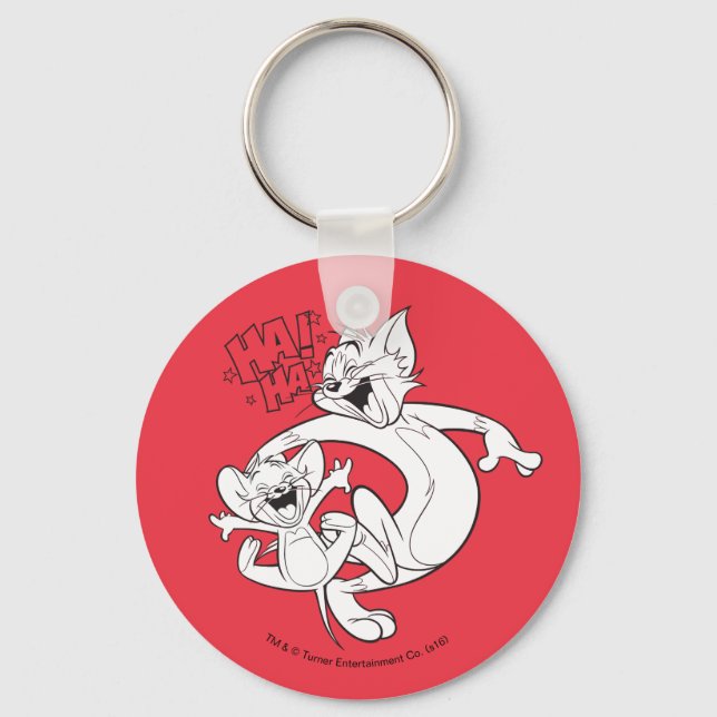 Tom And Jerry | Tom And Jerry Laughing Keychain (Front)