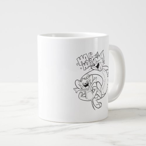 Tom And Jerry  Tom And Jerry Laughing Large Coffee Mug