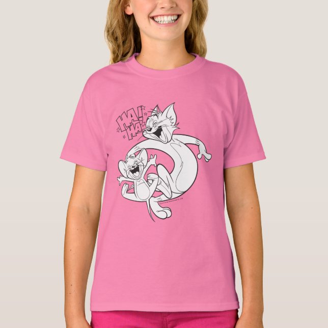Tom And Jerry | Tom And Jerry Laughing T-Shirt (Front)