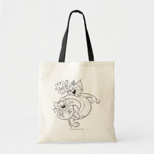 Tom And Jerry Tom And Jerry Laughing Tote Bag