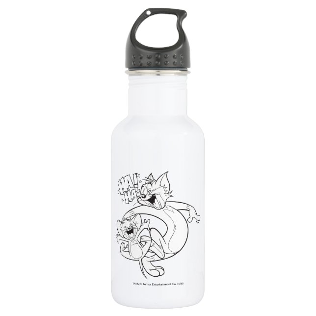 Tom And Jerry | Tom And Jerry Laughing Water Bottle (Front)