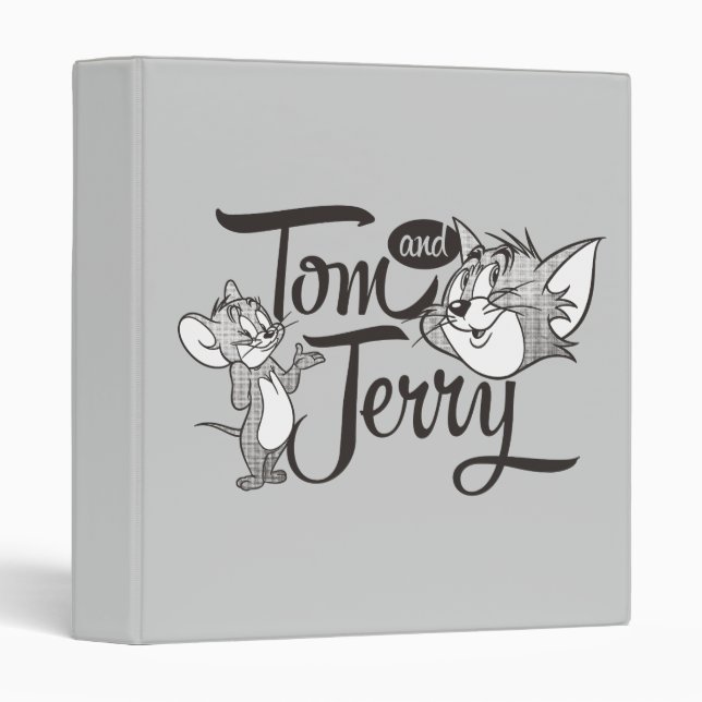 Tom And Jerry | Tom And Jerry Looking Sweet 3 Ring Binder (Front/Spine)